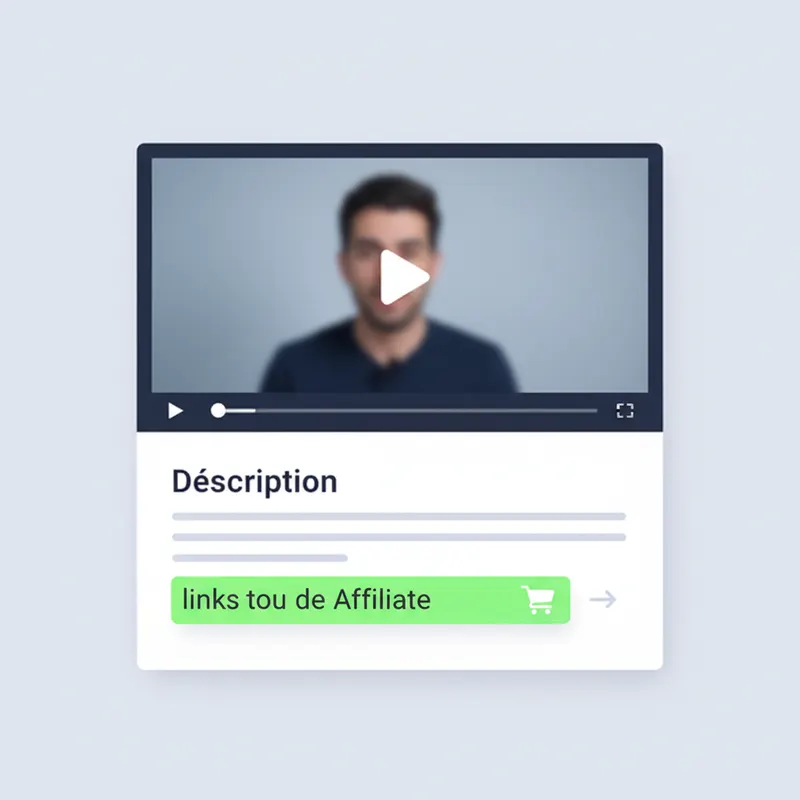affiliation YouTube description optimisation liens