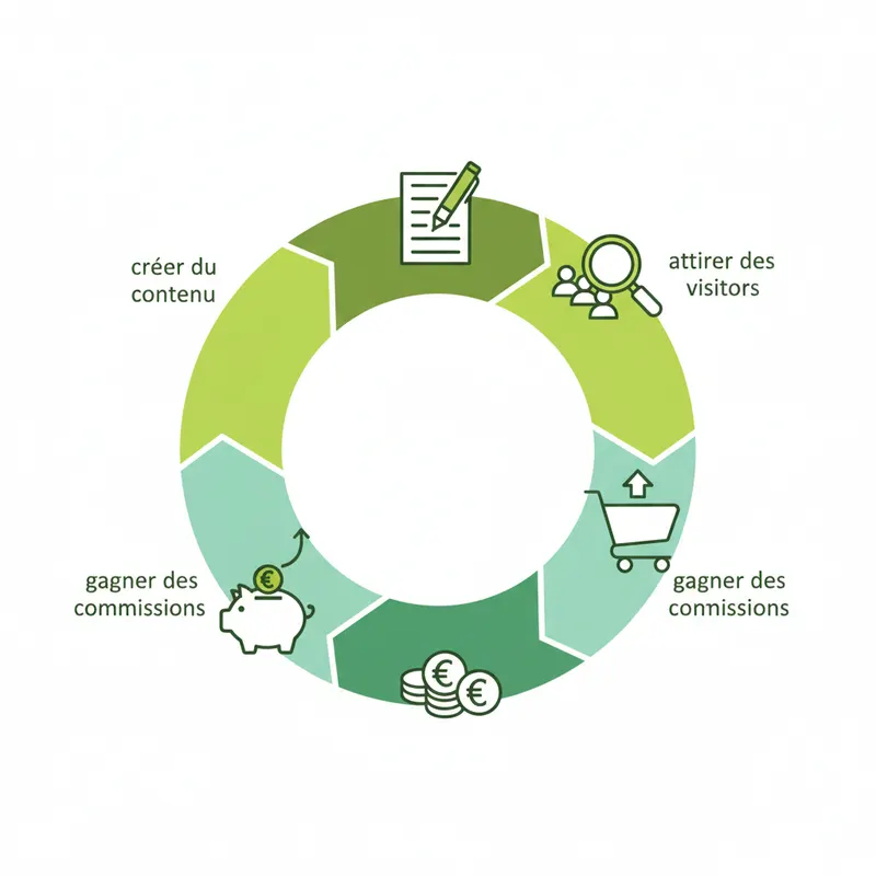 cycle marketing affiliation fonctionnement