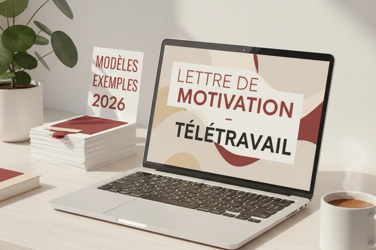 lettre motivation télétravail exemples modèles 2026