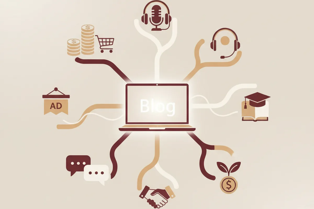 mix sources revenus blog mature monétisation