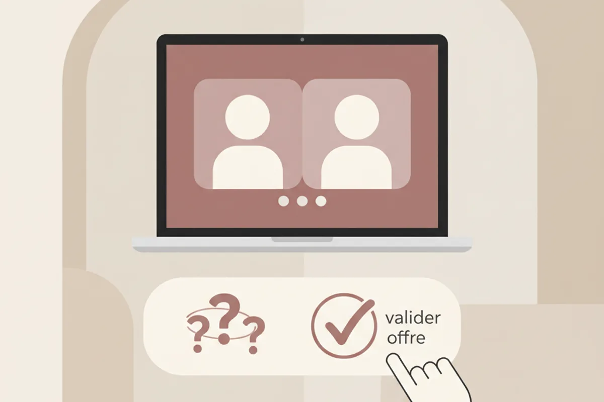questions entretien télétravail valider offre