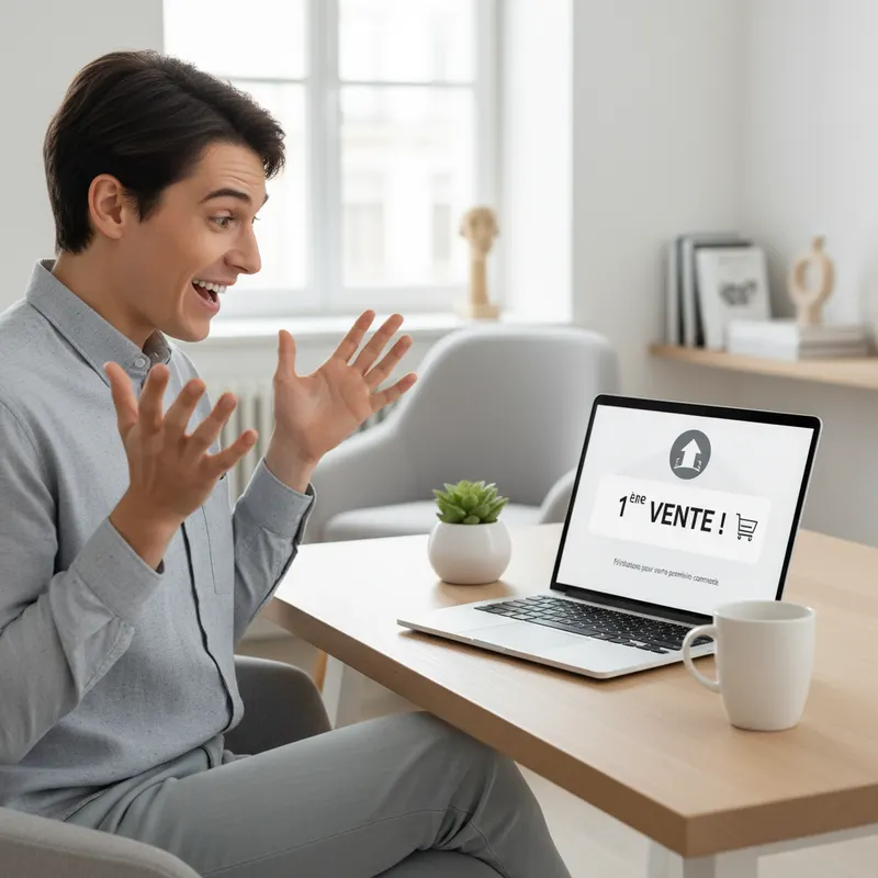 vente produits digitaux premiers revenus ebook template